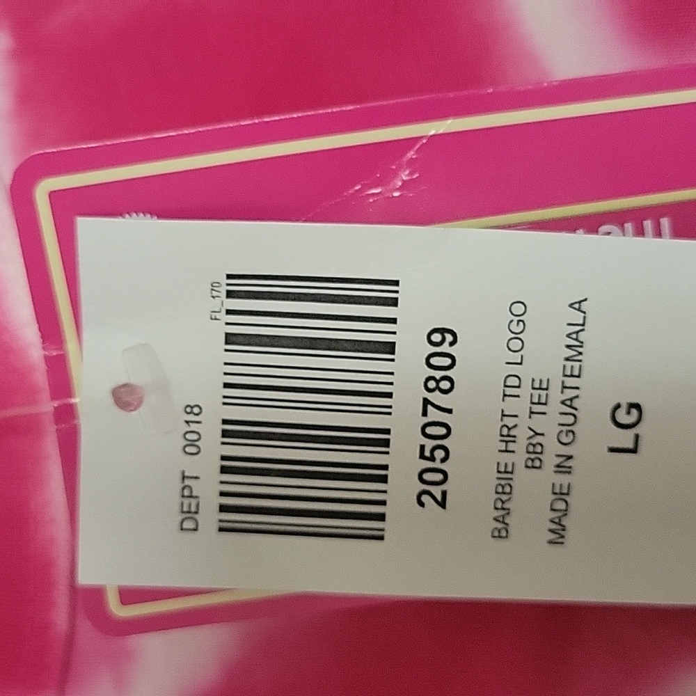 Barbie Logo Heart Tie-Dye Girls Baby T-Shirt 65th Anniversary 2023 - Picture 10 of 14